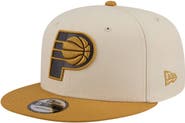 New Era Men's New Era Cream/Tan Indiana Pacers Two-Tone Color Pack 9FIFTY Snapback Hat