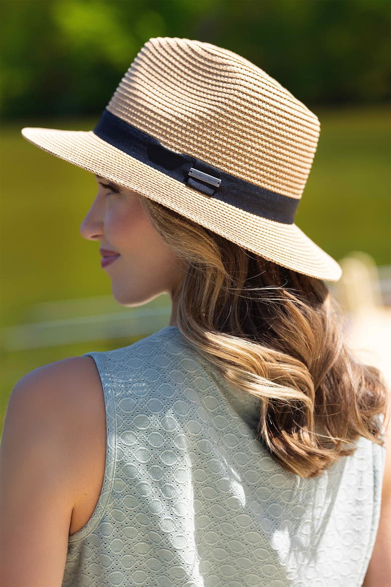 Bennett Men's Straw Fedora, Alternate, color, Sand