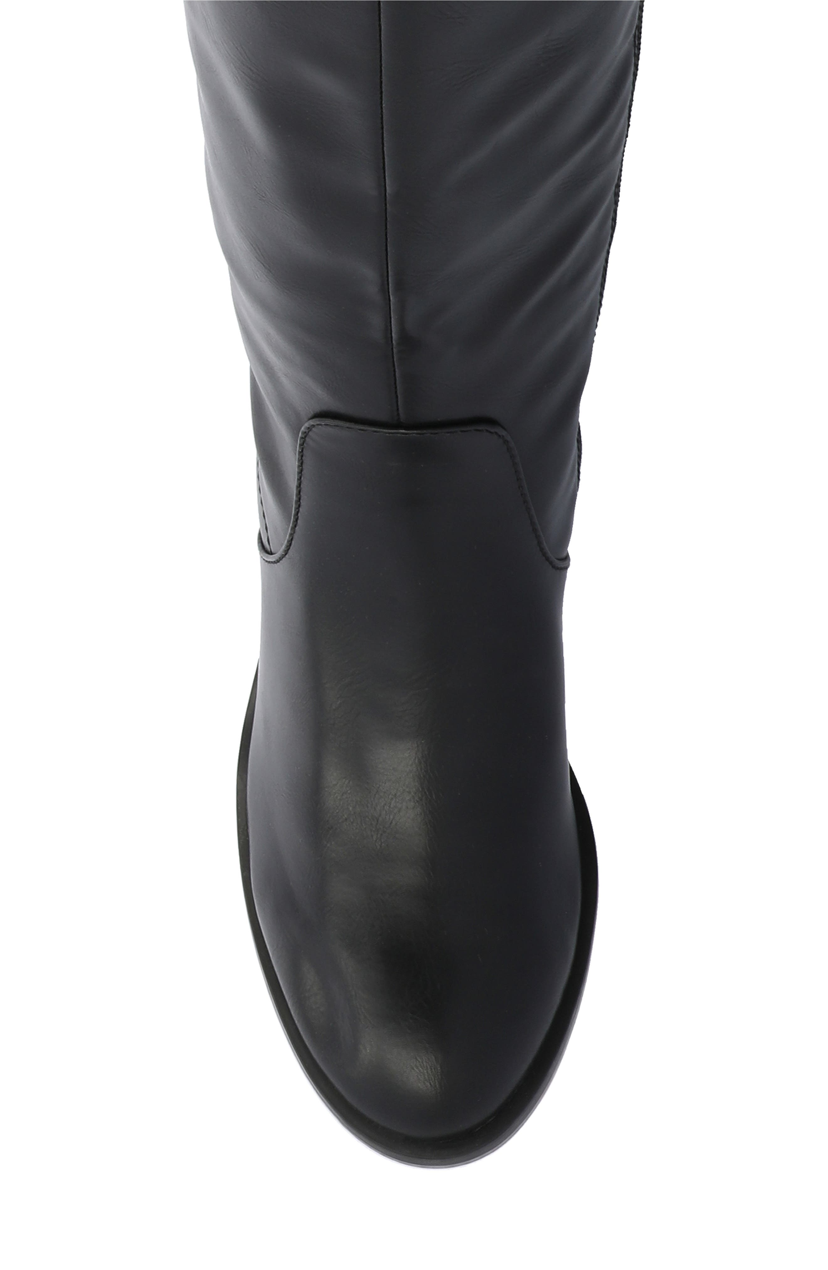 Journee Collection Romilly Block Heel Boot, Alternate, color, Black