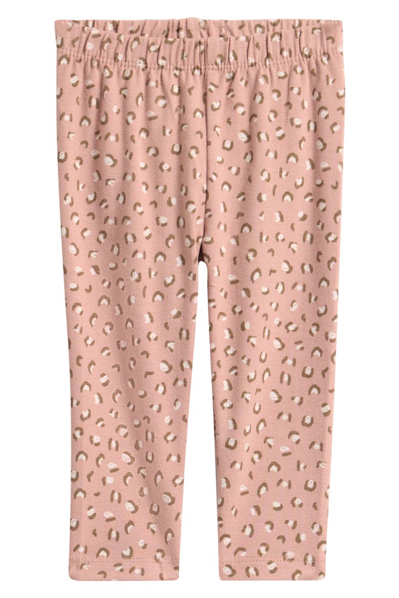 Essential Stretch Organic Cotton Leggings, Main, color, SPOTTED PINK