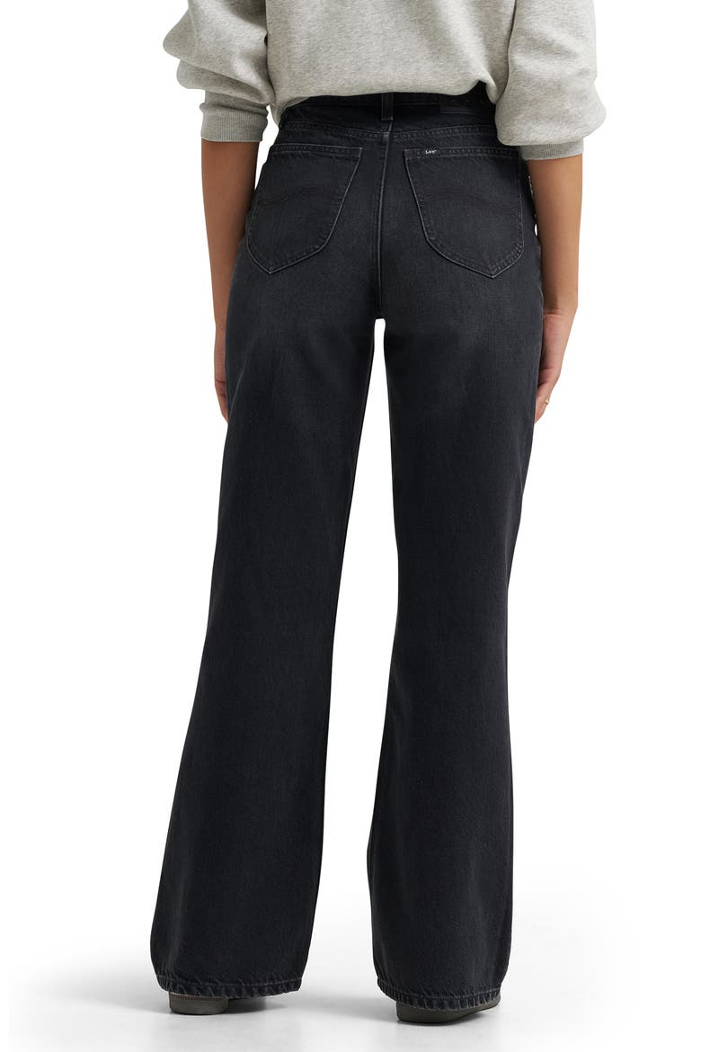 High Waist Retro A-Line Jeans, Alternate, color, GOOSE