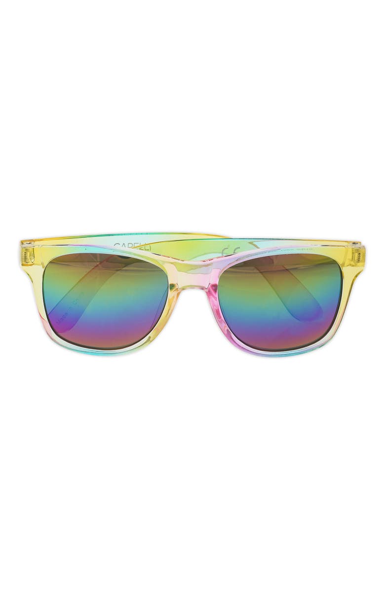 Capelli New York Love Doodles Sunglasses & Glitter Case Set, Alternate, color, 