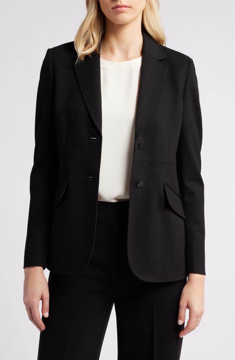 Anne Klein Two-Button Blazer, Alternate, color, 