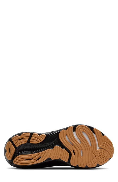 Brooks Glycerin 22 Running Shoe In Black/primer Gray/biscuit