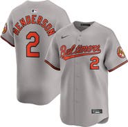 Nike Men's Nike Gunnar Henderson Gray Baltimore Orioles Road Limited Player Jersey