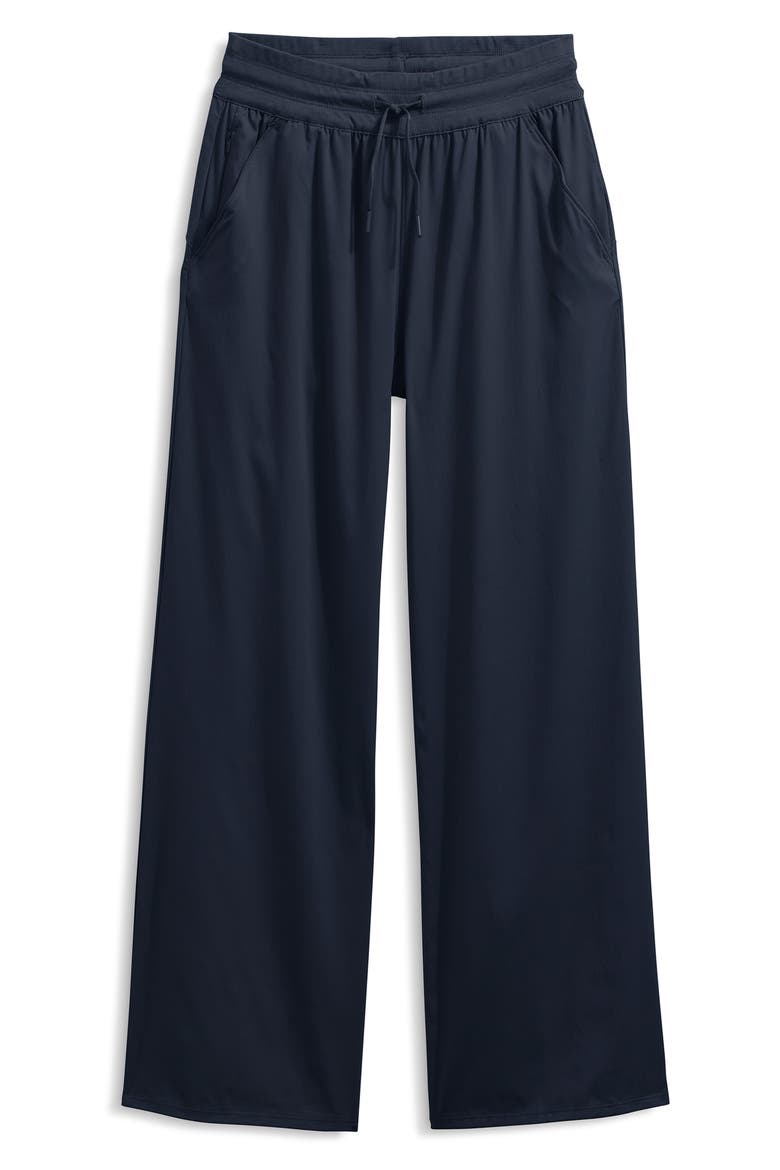 Aphrodite Arise Wide Leg Pants, Alternate, color, SUMMIT NAVY