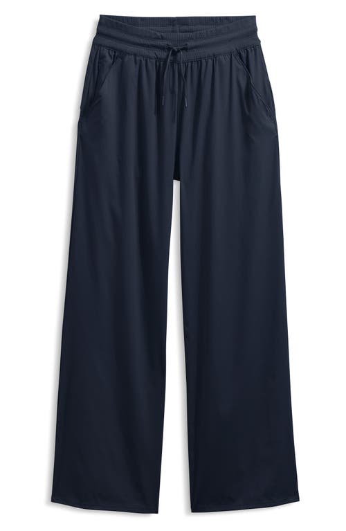 The North Face Aphrodite Arise Wide Leg Pants In Blue