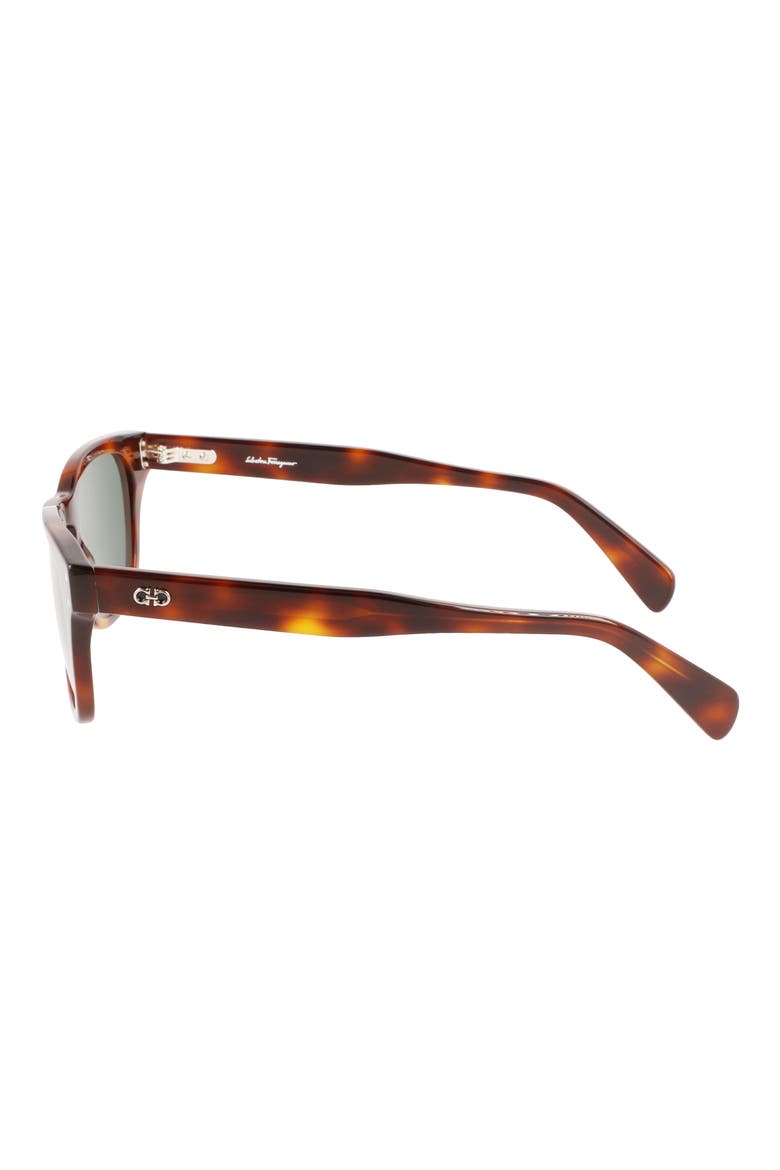 49mm Small Rectangular Sunglasses, Alternate, color, TORTOISE