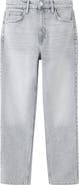 MANGO High Waist Ankle Mom Jeans