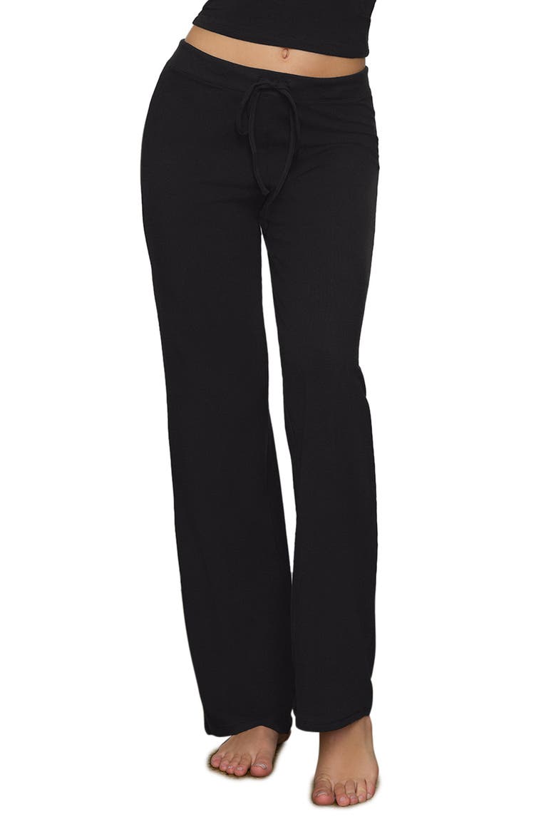 Stretch Cotton Sleep Pants, Main, color, SOOT