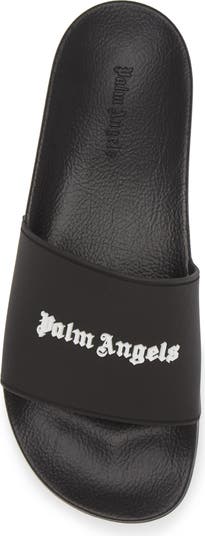Palm Angels Essential Logo Pool Slide Sandal (Men) | Nordstrom