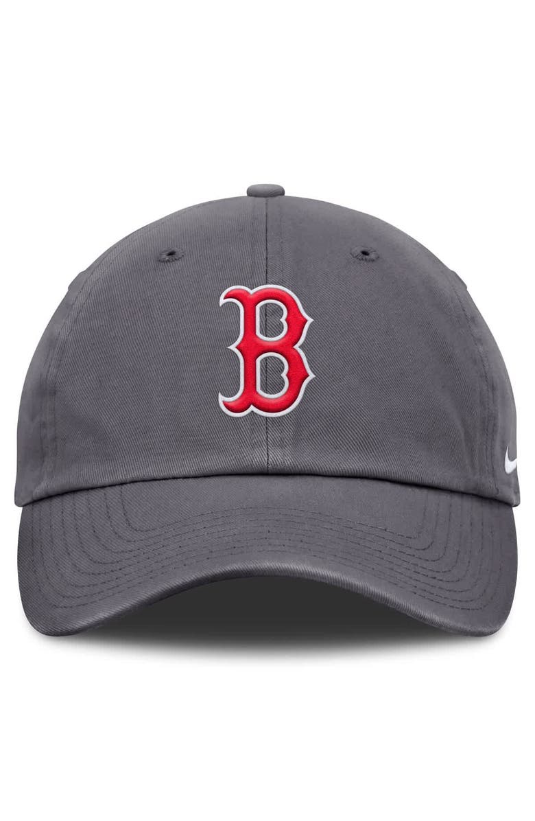 Nike Men's Nike Gray Boston Red Sox Club Adjustable Hat, Alternate, color, 