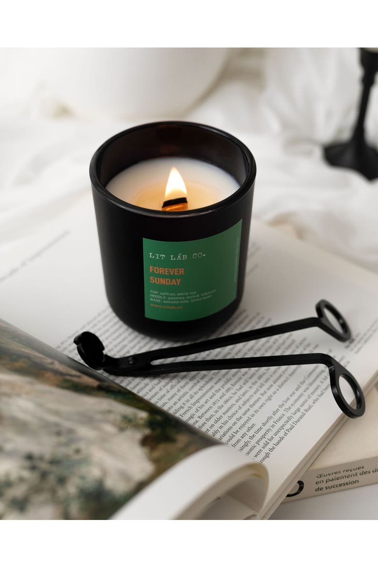 Forever Sunday Candle, Alternate, color, Black