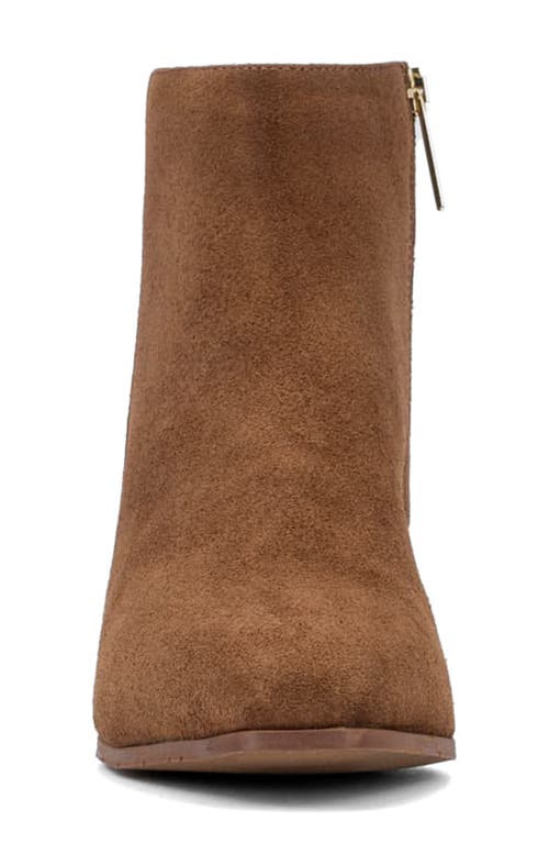 Aquatalia Carmie Cow Suede Bootie In Brown
