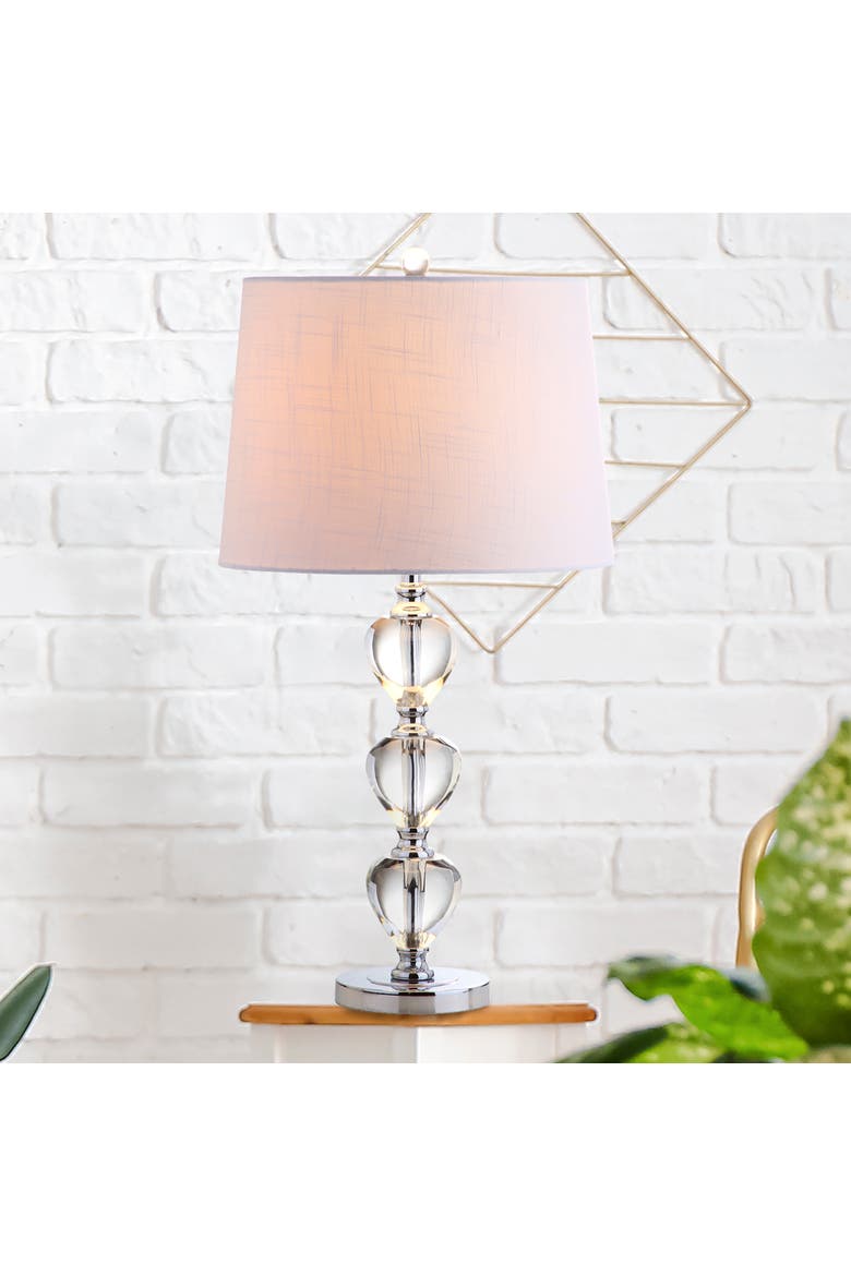 Cole Crystal LED Table Lamp, Main, color, Clear