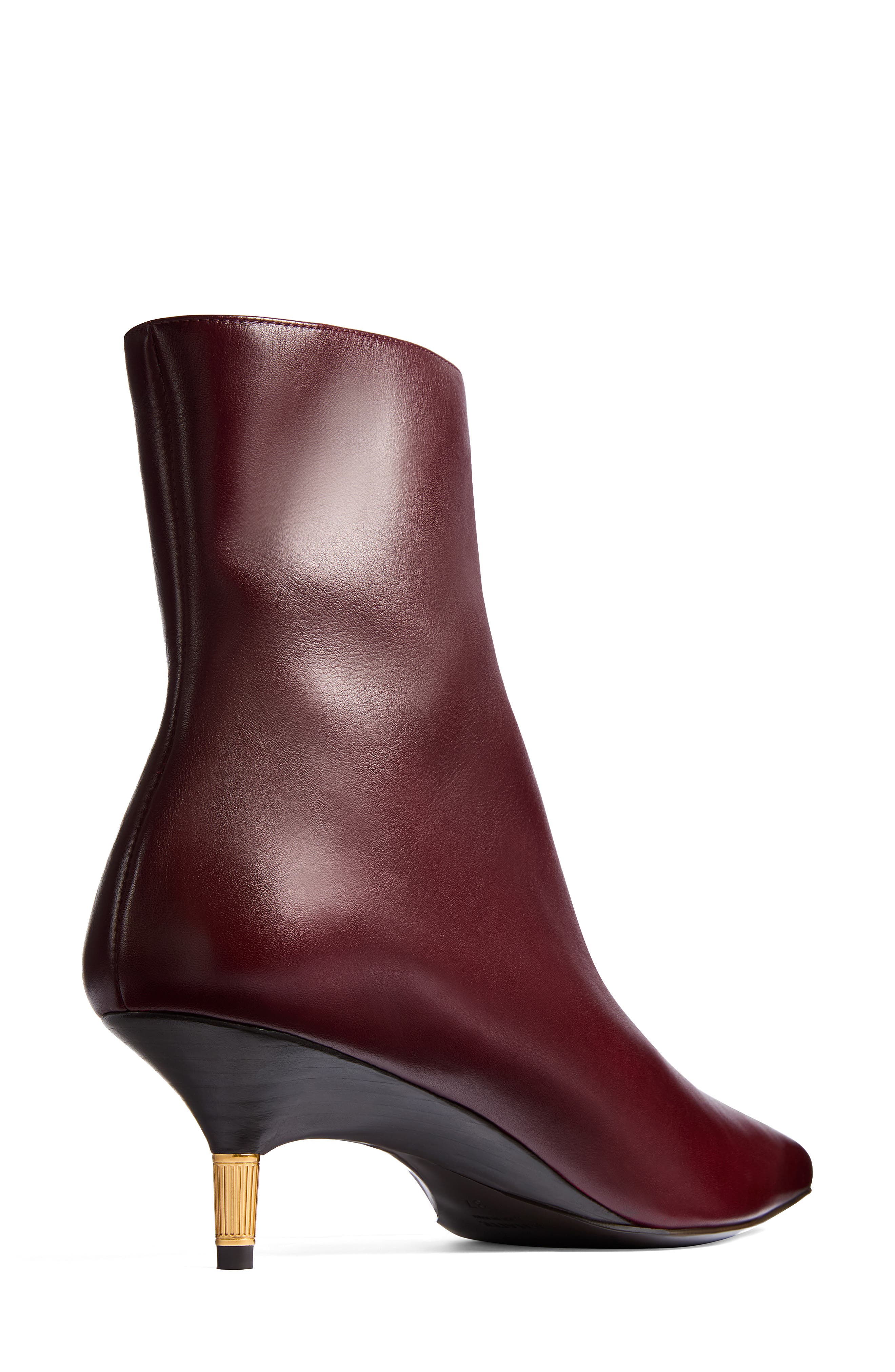Bella Kitten Heel Ankle Boot, Alternate, color, 531 BORDEAUX