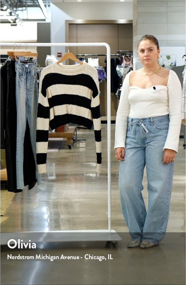 Stripe Crewneck Sweater, sales video thumbnail