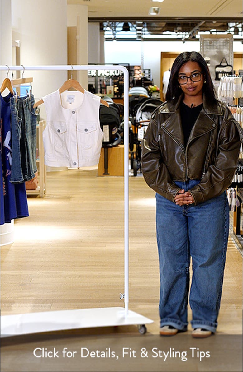 Crop Trucker Vest, sales video thumbnail