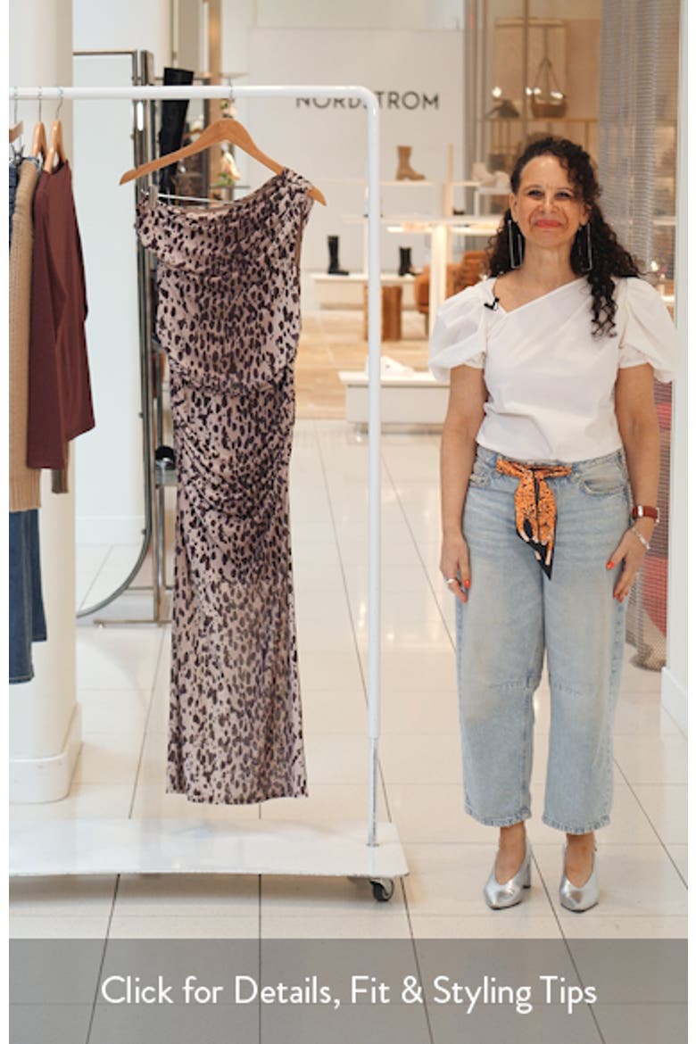 Off the Shoulder Mesh Midi Dress video