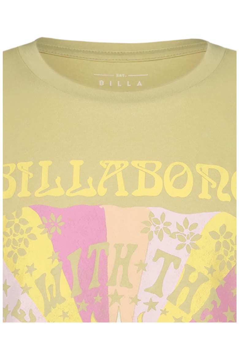 Kids' Sunshine Oversize Cotton Graphic T-Shirt, Alternate, color, SAGE GREEN