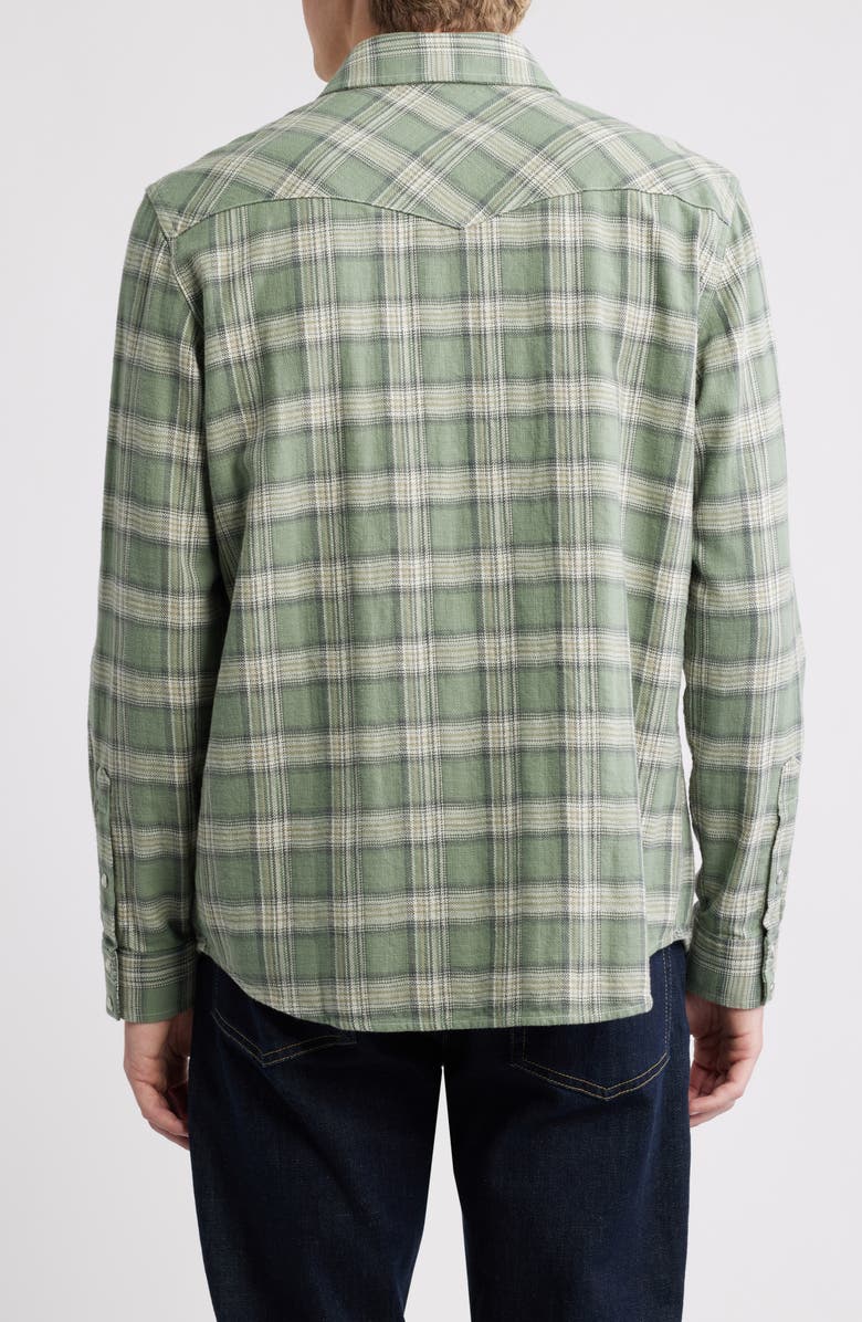 Huston Classic Fit Plaid Western Snap-Up Shirt