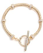 Lauren Ralph Lauren Pavé Rondelle Flex Bracelet