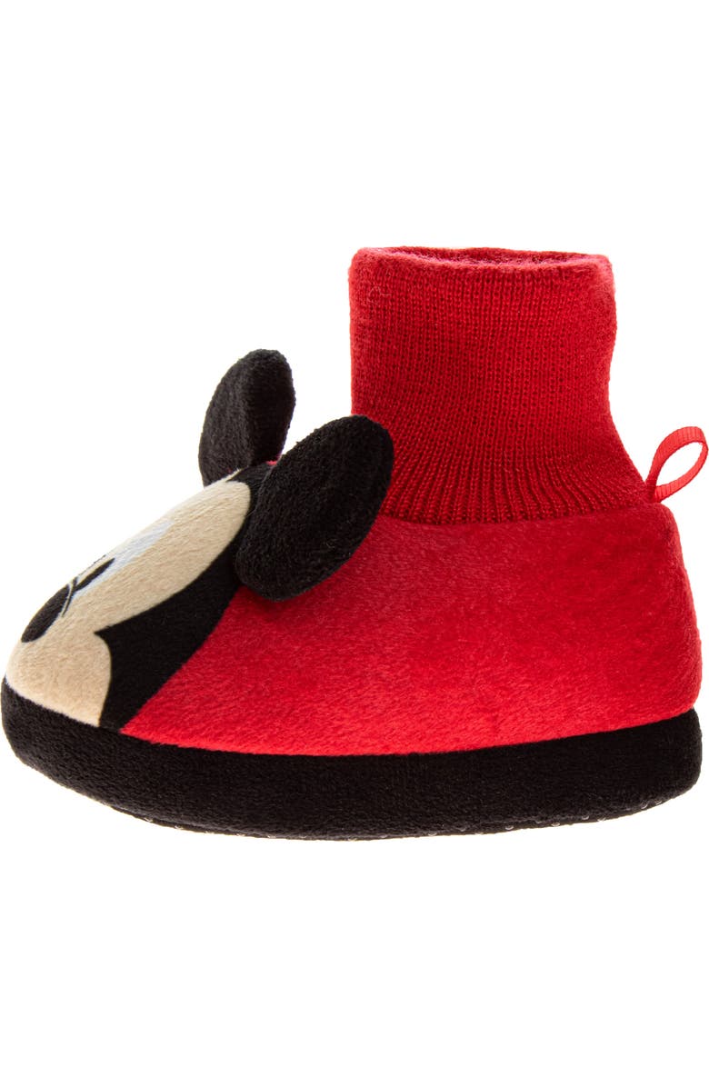 JOSMO Disney Mickey Mouse Slipper, Alternate, color, Red/ Black