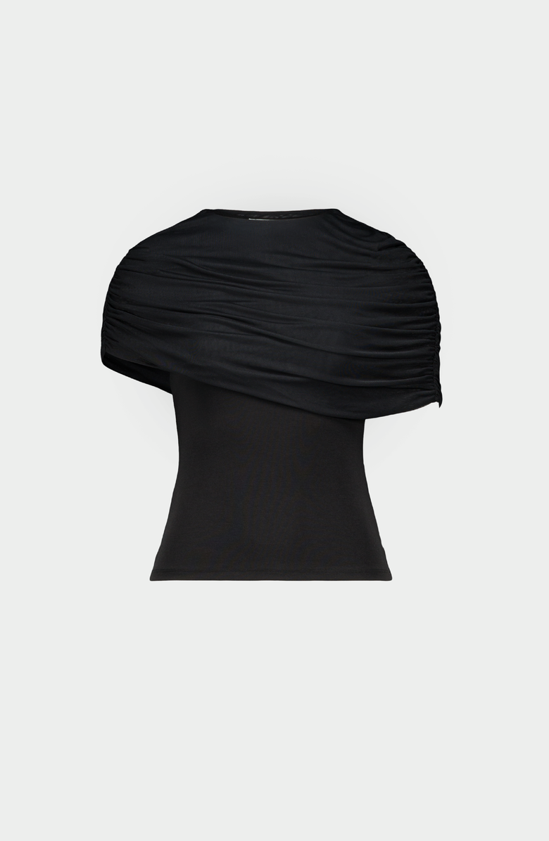 SAEMDI Mesh Cape Top, Main, color,