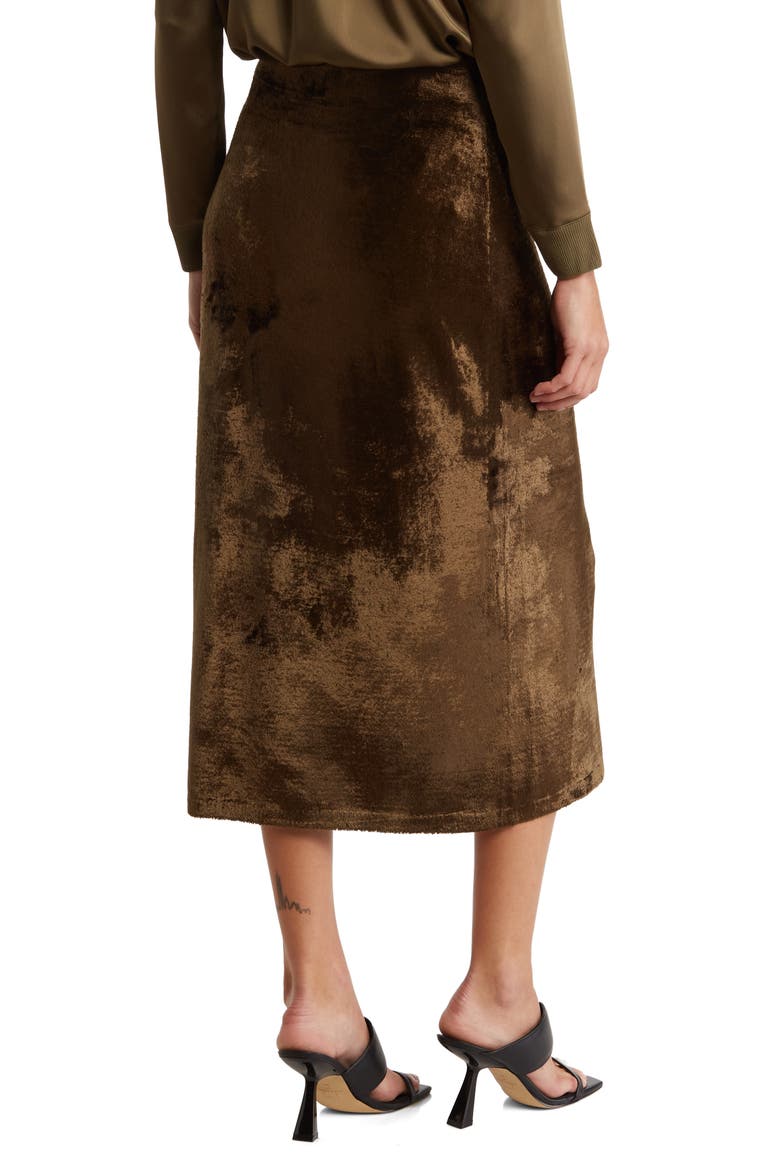 Panne Sweater Skirt, Alternate, color, VINE