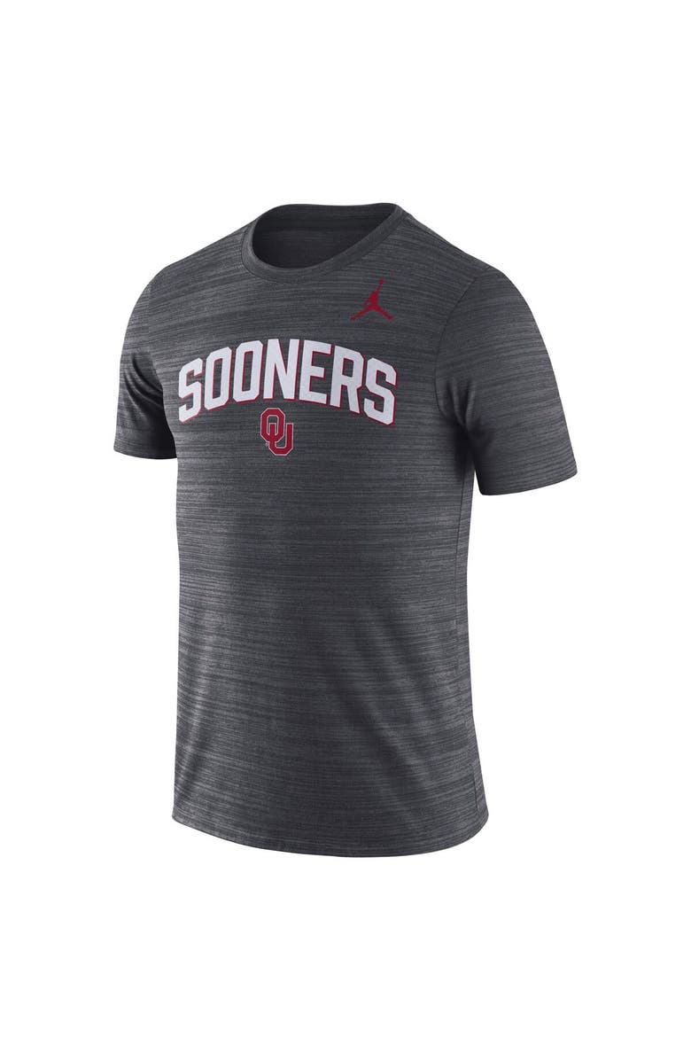 Jordan Brand Men's Jordan Brand Black Oklahoma Sooners 2022 Game Day Sideline Velocity Performance T-Shirt, Alternate, color, Black