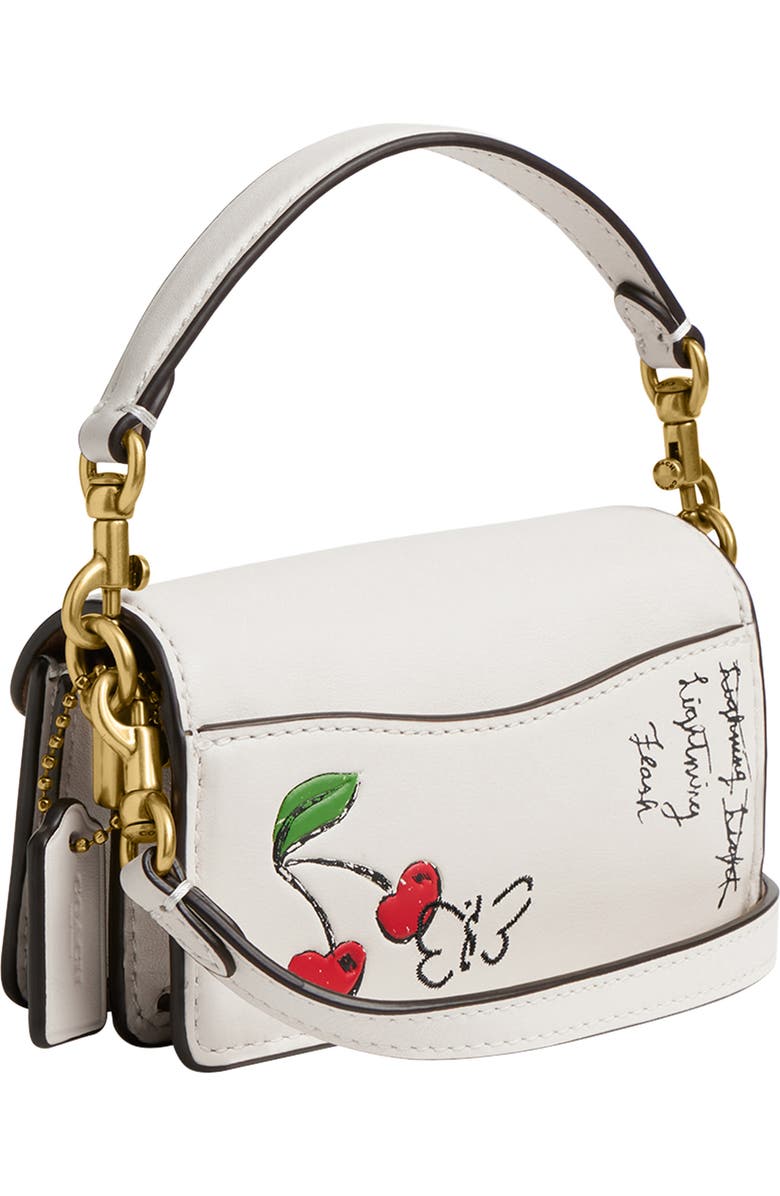 COACH Tabby 12 Sketch Print Leather Shoulder Bag, Alternate, color,