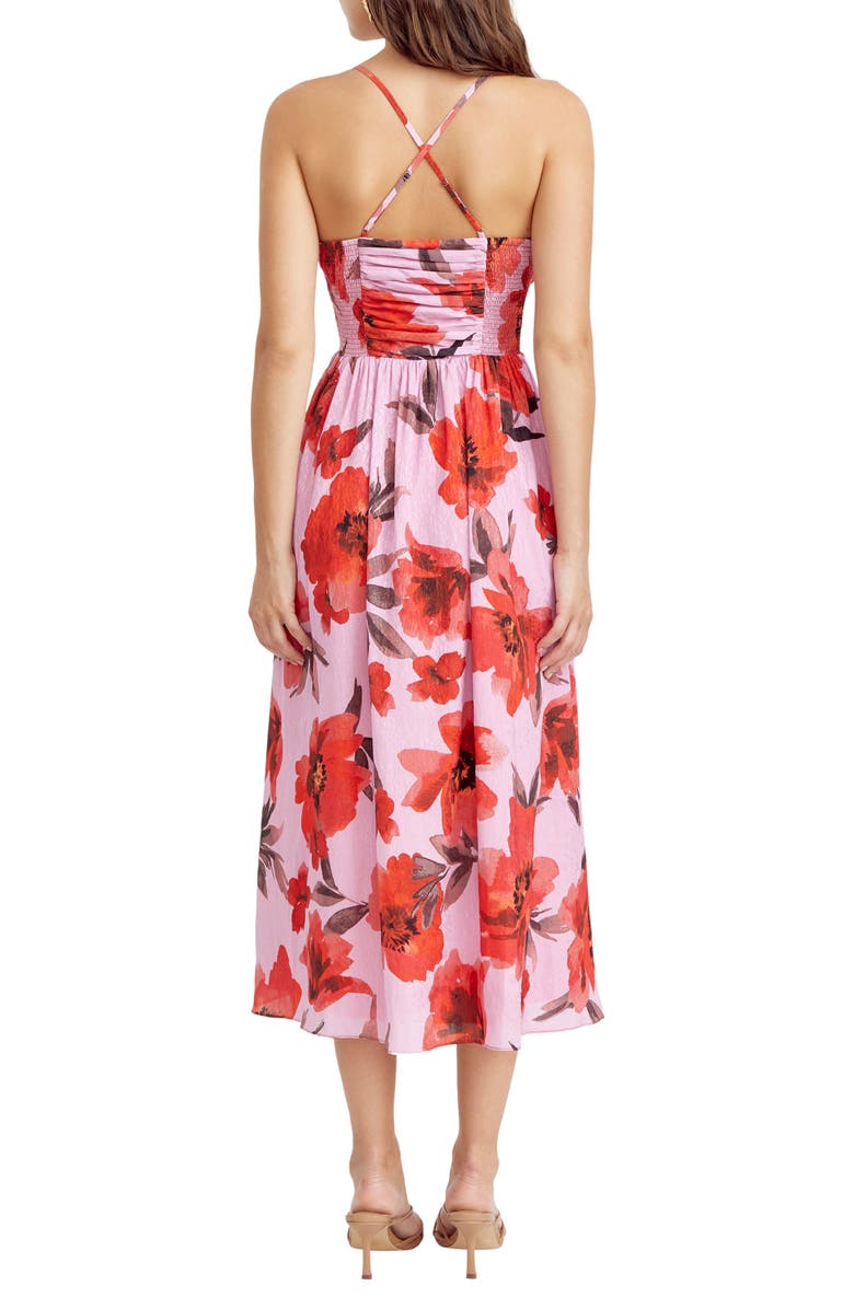 Adelyn Rae Floral Print Sundress, Alternate, color, 