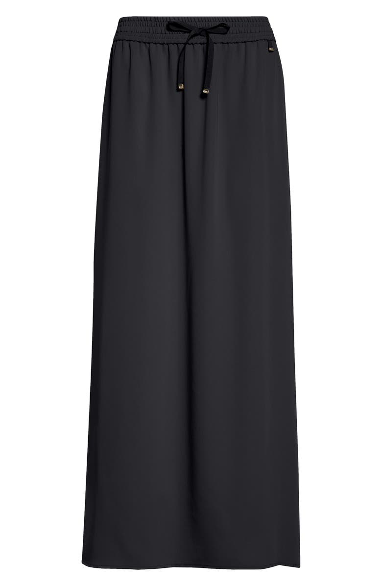 Herno Cady Drawstring Maxi Skirt, Alternate, color, 9300 Black