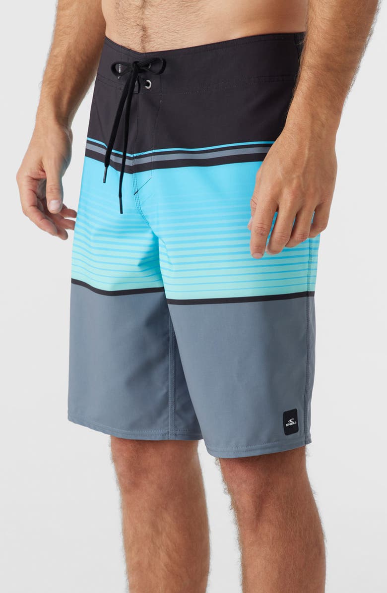O'Neill Lennox Stripe Board Shorts, Alternate, color, 
