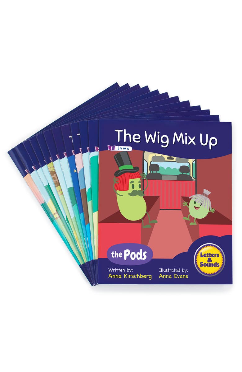 Junior Learning Decodable Readers The Pods, Phase 3 Phonics, Alternate, color, Multicolored