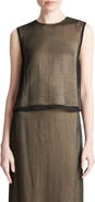 Vince Bead Detail Layered Tank