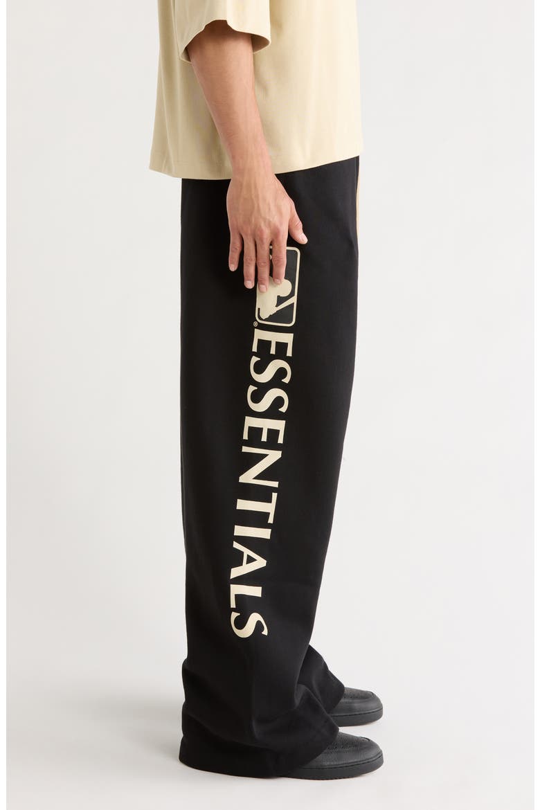 x MLB Cotton Blend Fleece Lounge Sweatpants, Alternate, color, BLACK