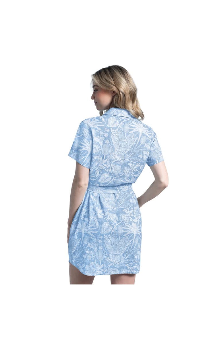 Margaritaville Women's Margaritaville  Blue Buffalo Bills Palm Linen Dress, Alternate, color, Blue