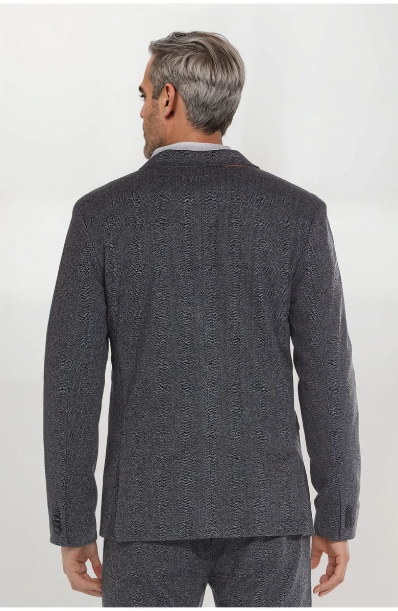 Ledger & Ford Cazadero Herringbone Knit Blazer, Alternate, color,
