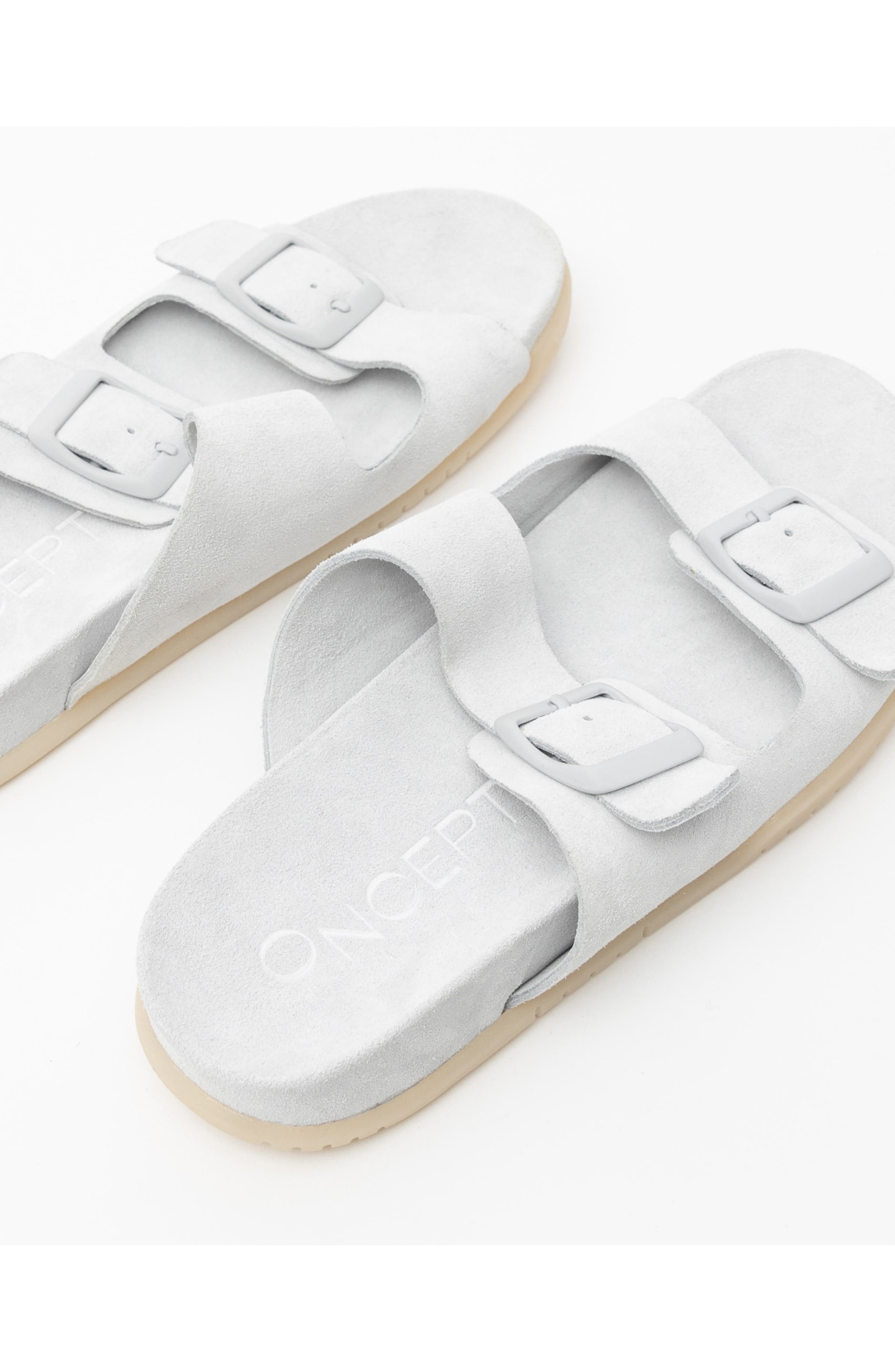 Oncept Savannah Buckle Slide Sandal, Alternate, color, Ice