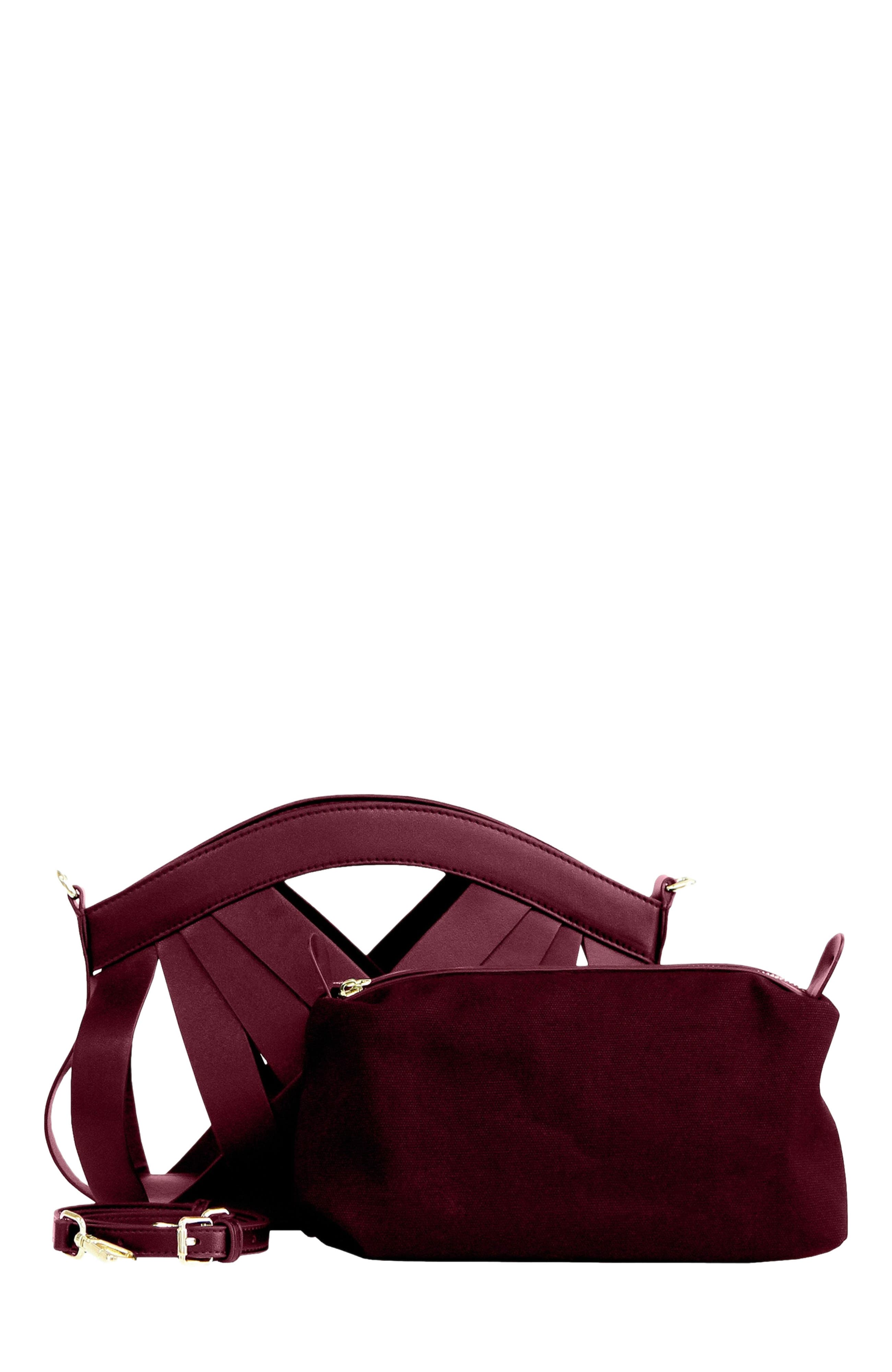 Belle & Bloom One More Night Crossbody Bag, Alternate, color, Burgundy