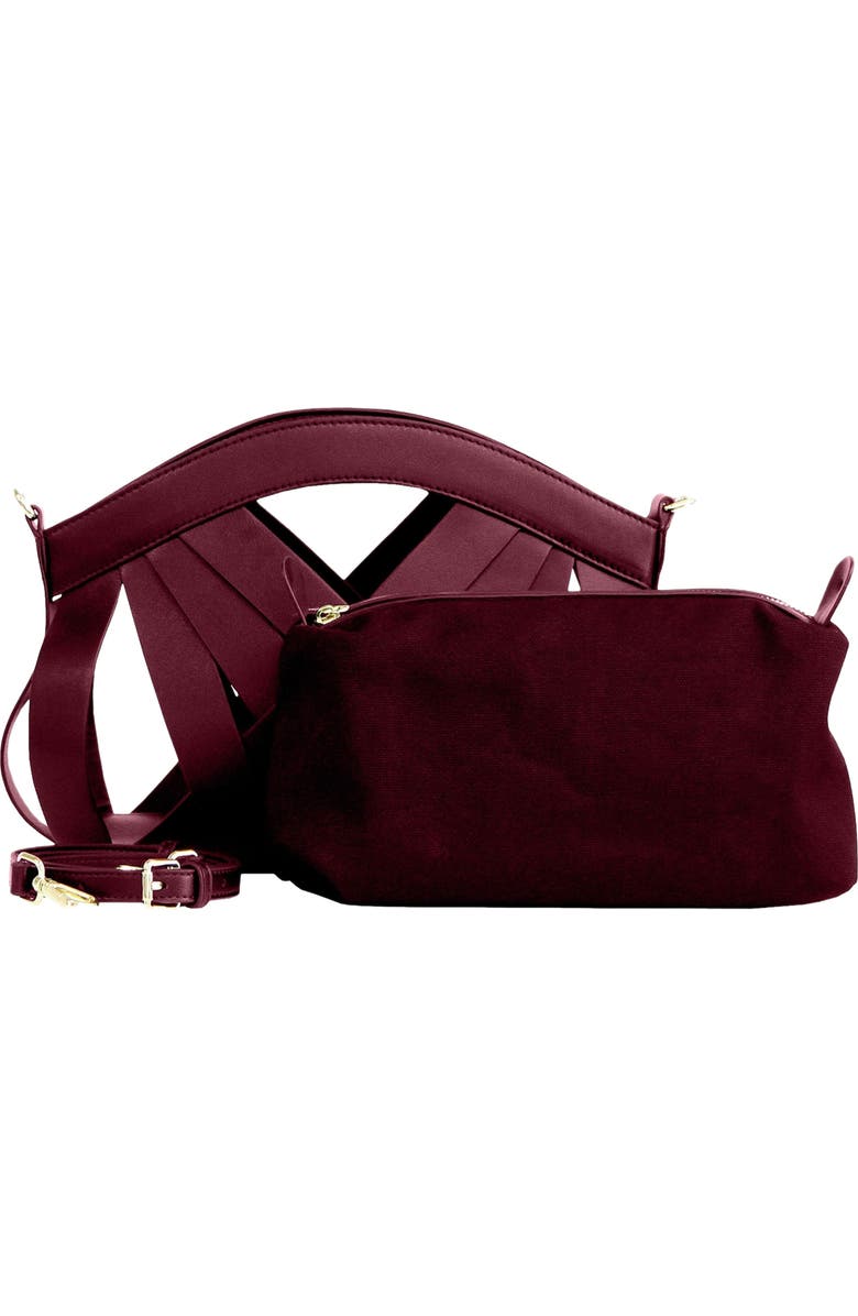 Belle & Bloom One More Night Crossbody Bag, Alternate, color, Burgundy