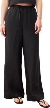 Marine Layer Linen Blend Wide Leg Pants