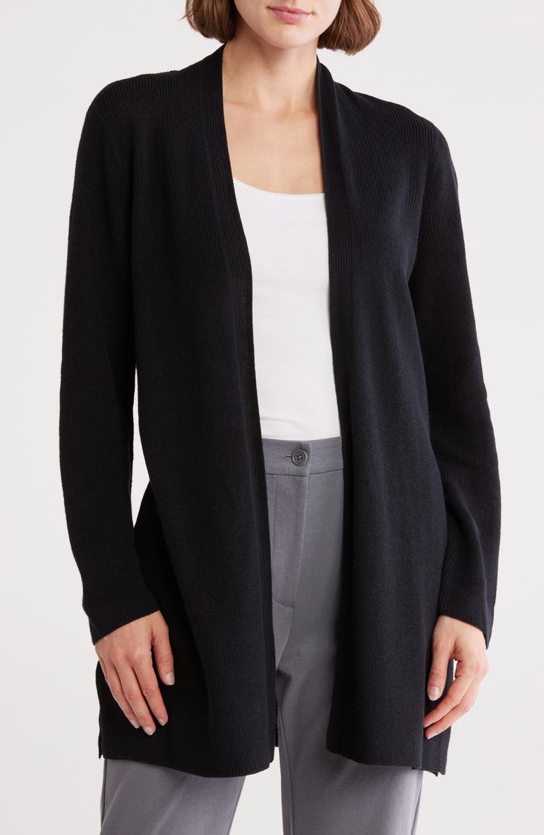Eileen Fisher Organic Cotton Cardigan, Main, color, 