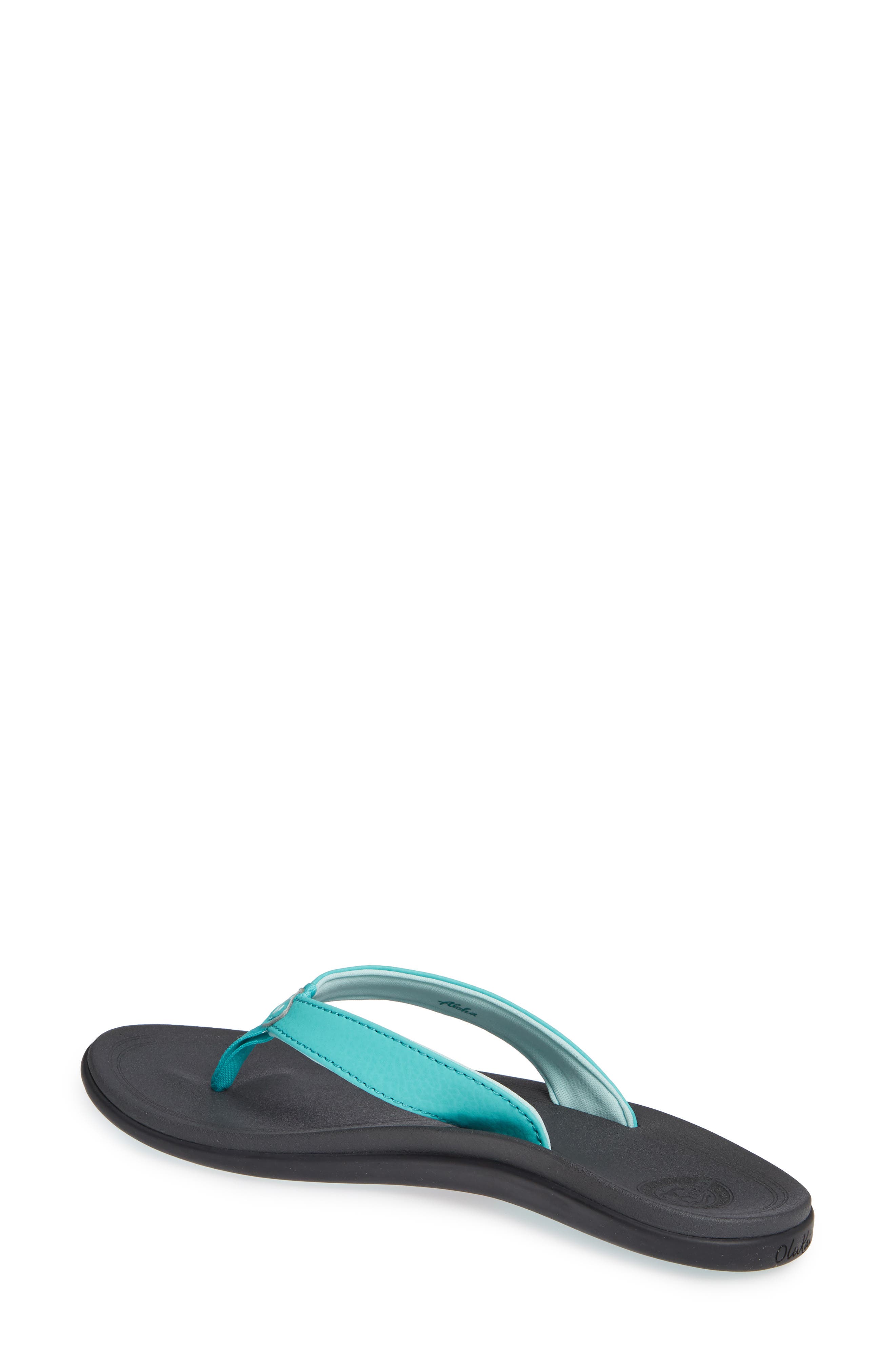 Punua Kiai Flip Flop, Alternate, color, TROPIC BLUE/ DARK SHADOW