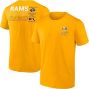 FANATICS Men's Fanatics Gold Los Angeles Rams Repeat Stats T-Shirt