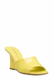 Vinnie 85 Patent Leather Wedge Mule