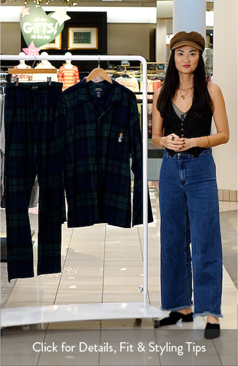 Plaid Cotton Flannel Pajamas, sales video thumbnail