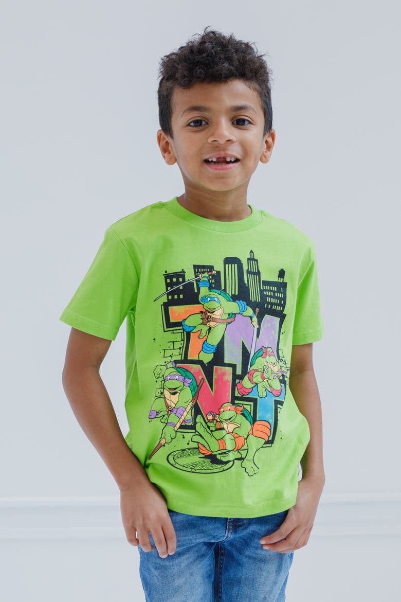 Sensory Friendly 3-Pack T-Shirts, Alternate, color, White Grey Green