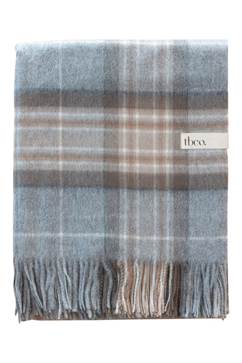 Tartan Lambswool Blanket, Main, color, MACKELLAR TARTAN